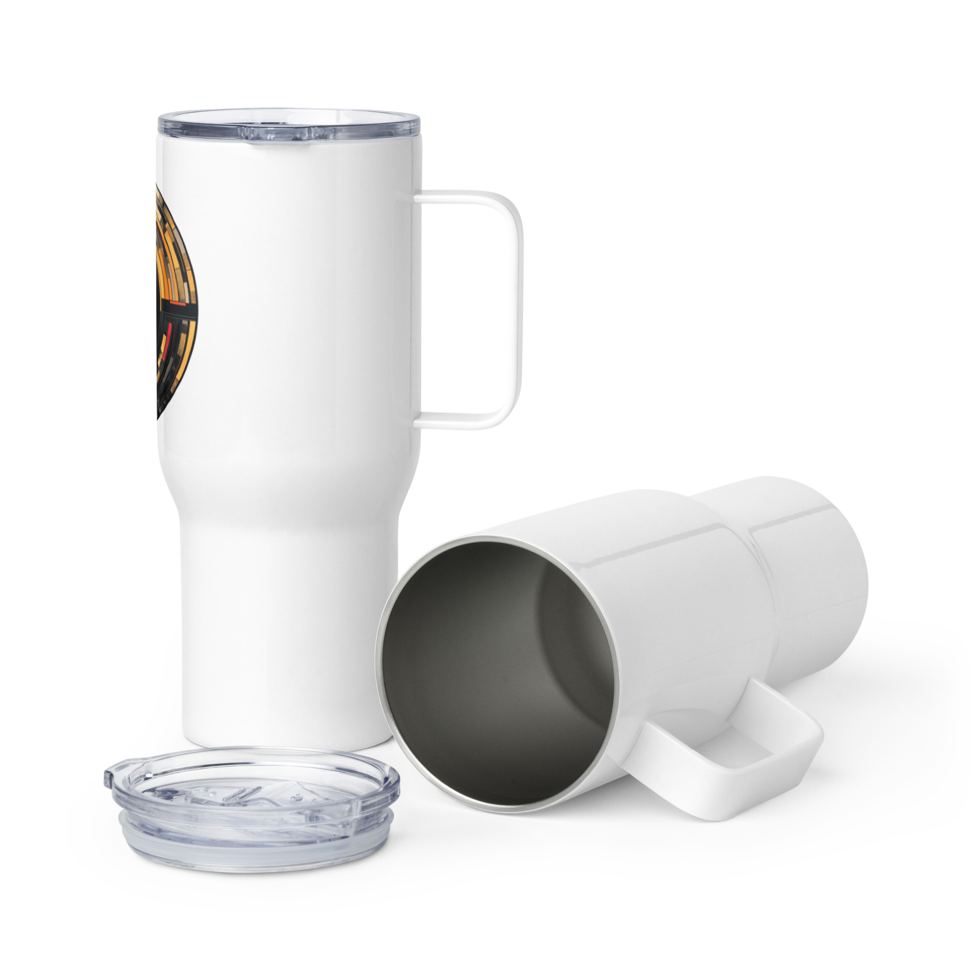 Analog Archivers Travel mug with handle